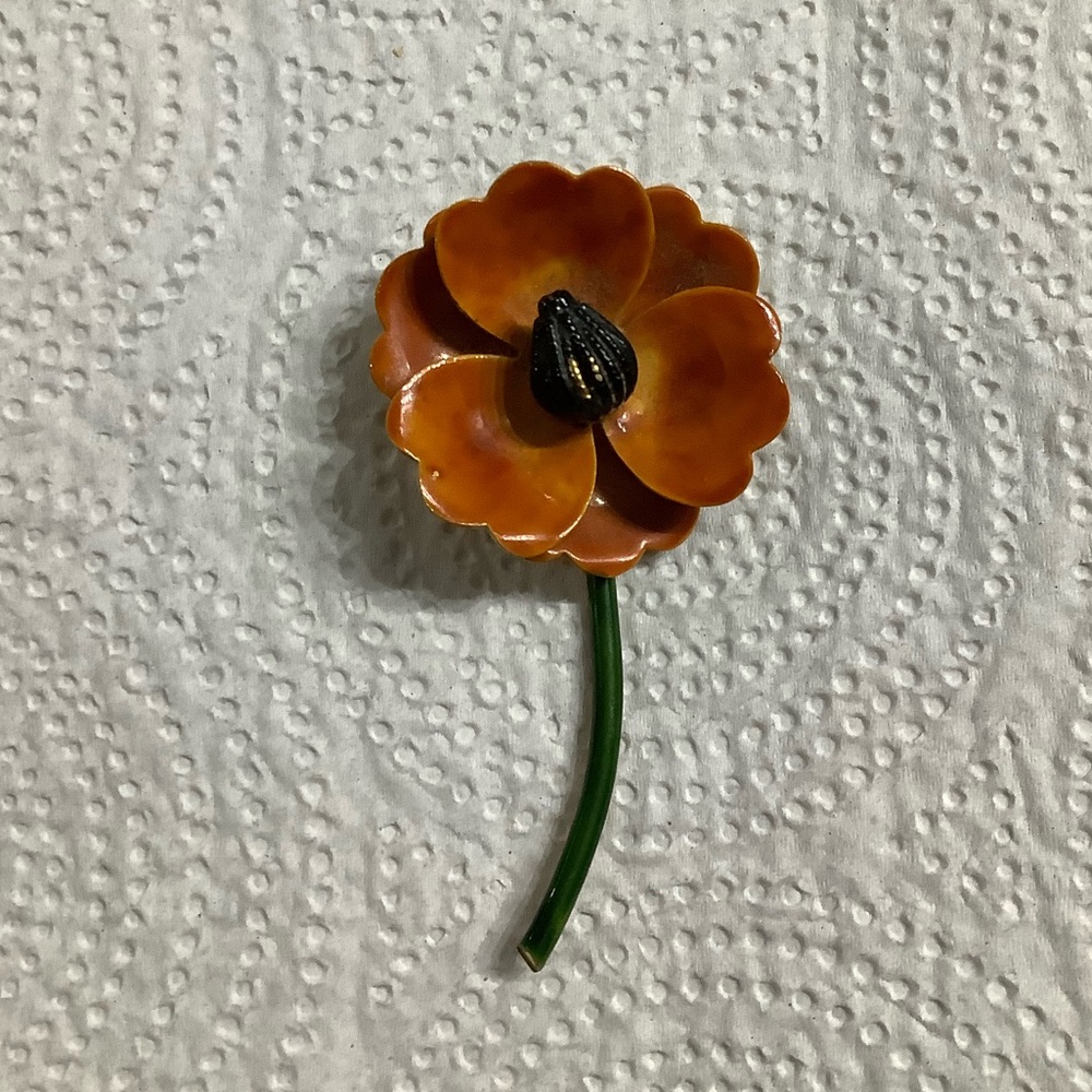 Vintage Flower Brooch Original by Robert.